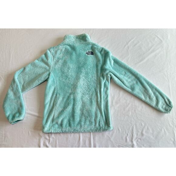 The North Face Women's Osito Fleece Full Zip Jacket Aqua Blue Size Small - Picture 8 of 15